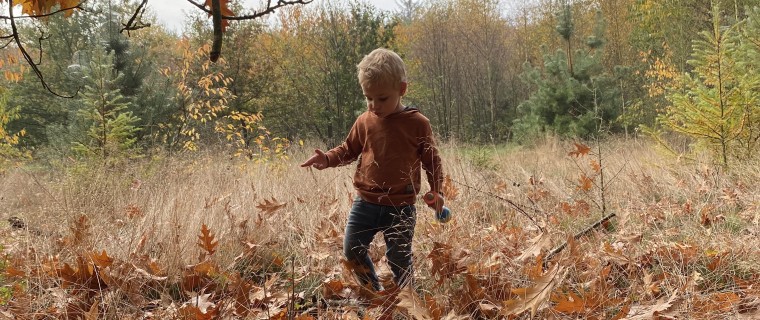 Daan in de herfst